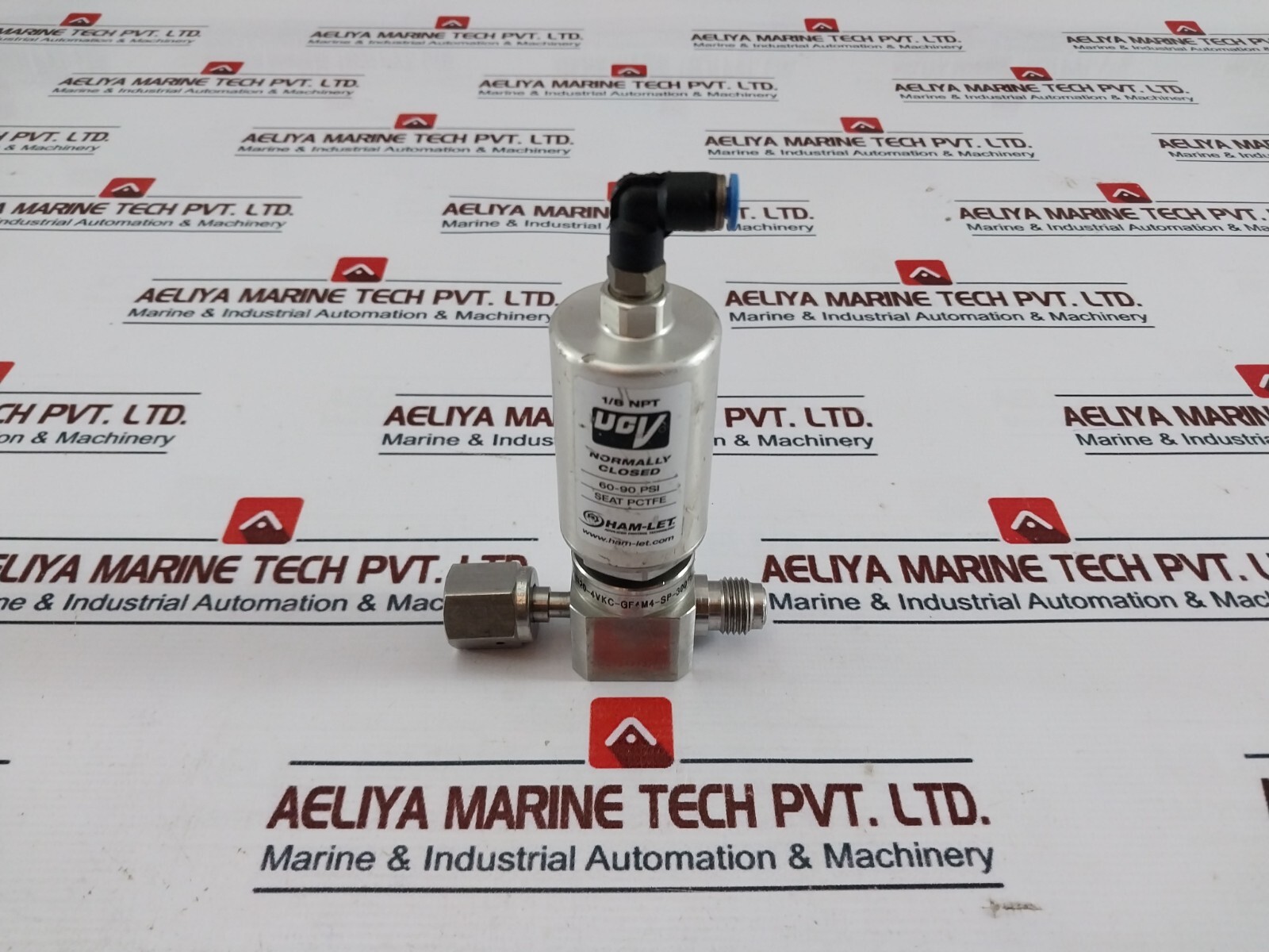 HAM-LET HM20-4VKC-GF4M4-SP-300PSI Diaphragm Valve Pneumatic