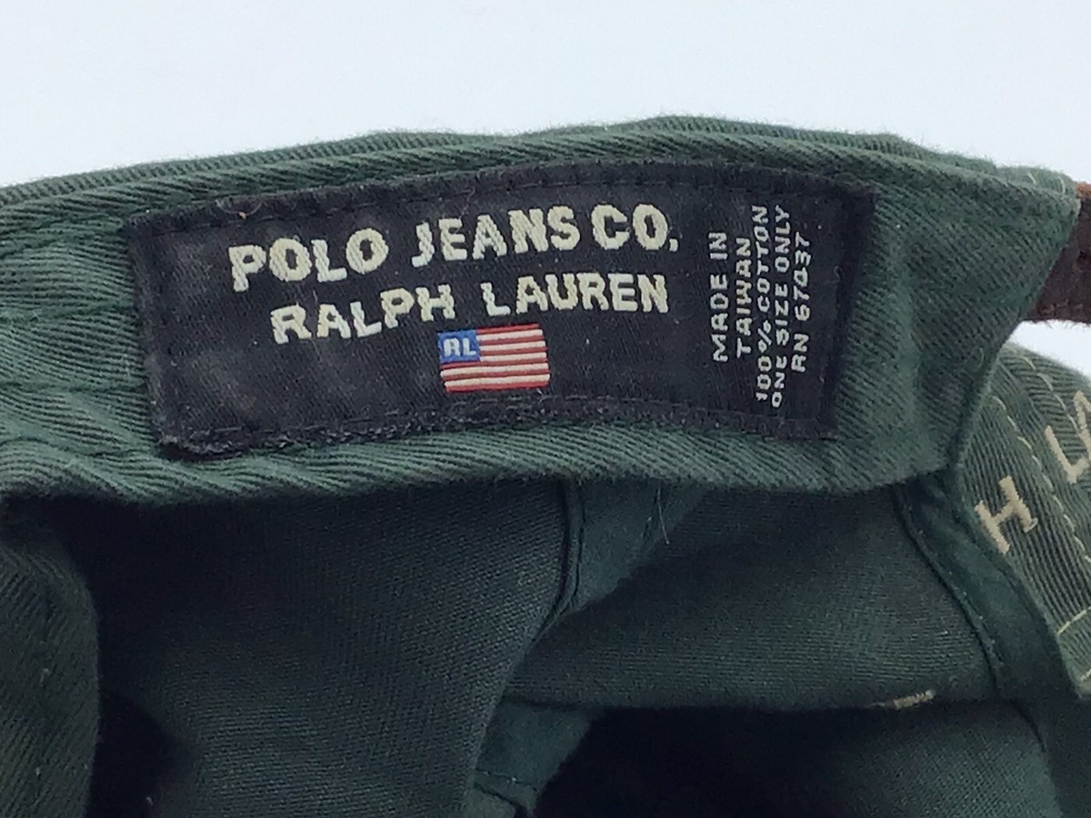 90's POLO JEANS COMPANY キャップ 90s POLO JEANS CO. RALPH LAUREN ポロ ジーンズ ラルフローレン