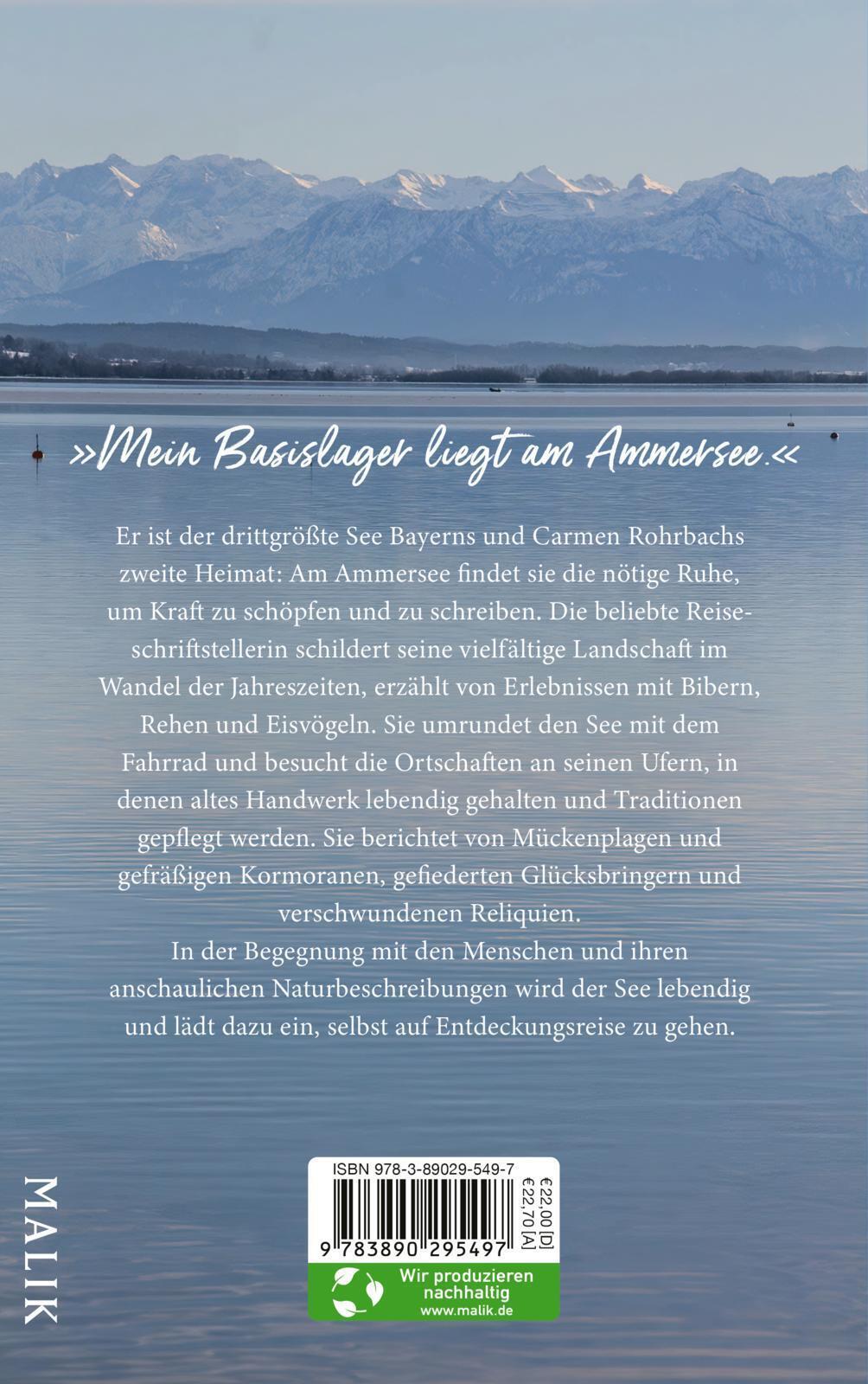 Thumbnail - Mein Ammersee Carmen Rohrbach Buch 272 S. Deutsch 2022 Malik Ean