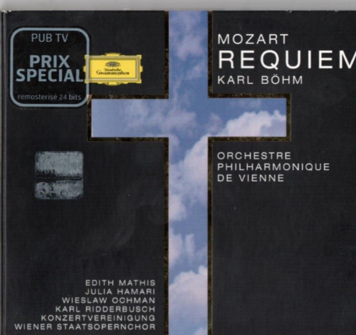 MOZART Requiem- Karl Bohm & Vienne Phil Orch E Mathis J Hamari ~ Deutsche Gram - Foto 1 di 3