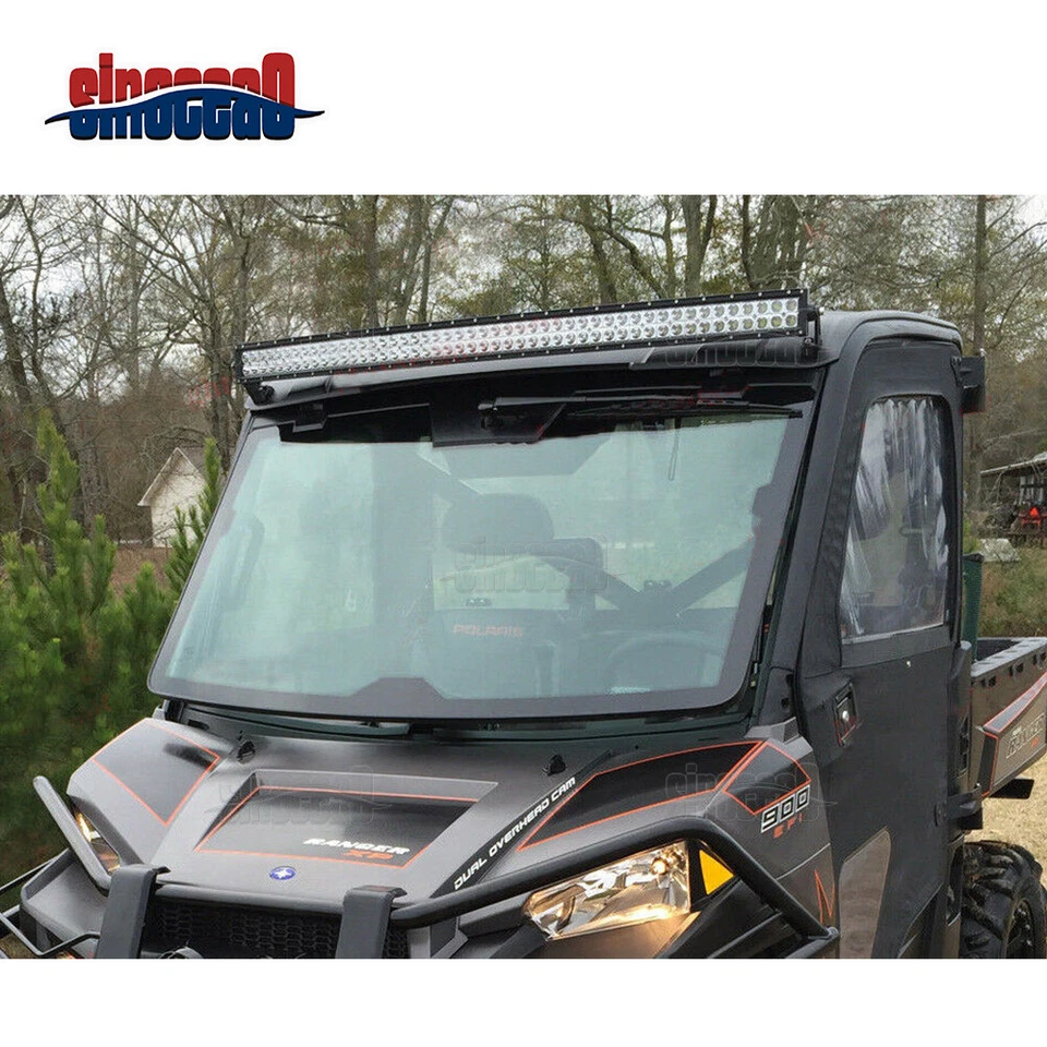 Kit de barra de luz LED curva Fit Polaris Ranger XP 900 1000 570 tamaño completo techo 50" Foto 2 de 4