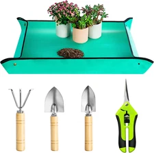 Plant Repotting Mat, 5Pcs Succulent Tools Mini Garden Small Gardening Tools Indo
