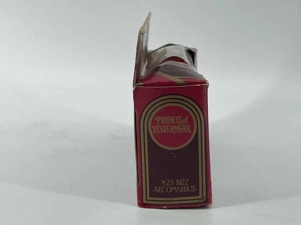 Matchbox Models of Yesteryear Y23 1922 Aecomnibus RAC New In Box Fast Shipping - Image 3 of 4