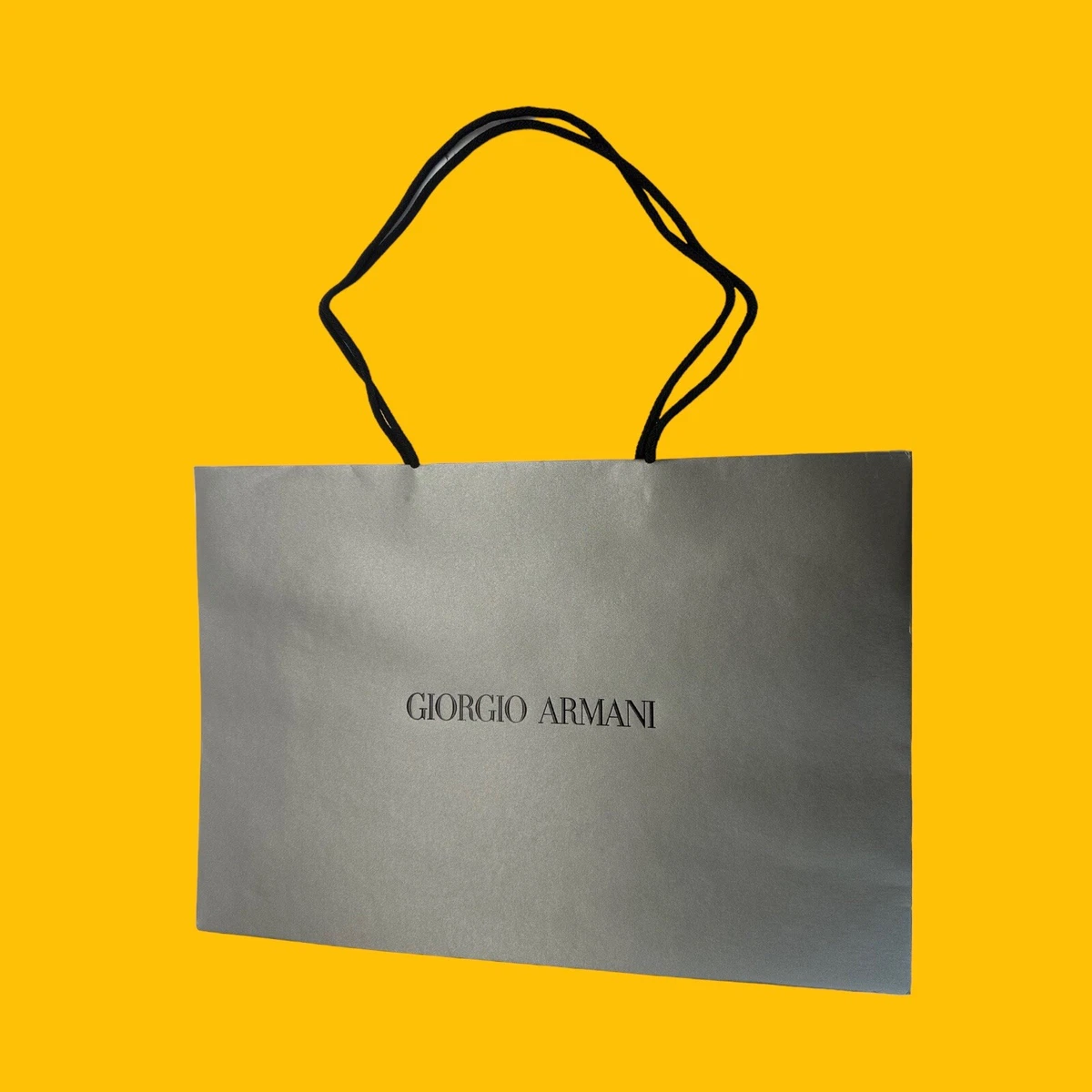 Giorgio Armani Logo Shopping Bag Large