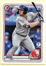 2020 Bowman First Edition Triston Casas baseball card #BFE-18 Boston Red Sox