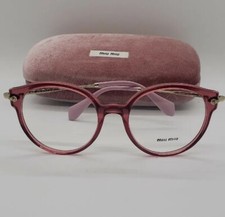 MIU MIU Women  s Eyeglass Full Rim, Authentic, With Case. Italy