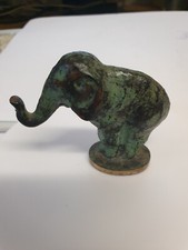 Mosiężna Słoń Cameo 130 gr. ciężka / Vintage