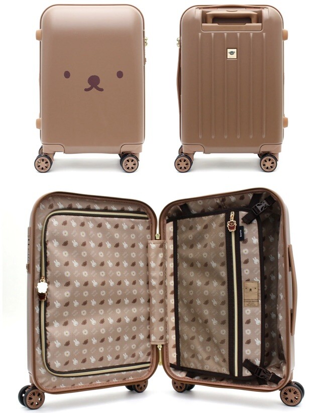 Miffy Carry-on Spinner Suitcase Face Design 21in boris Luggage