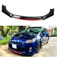 Front Bumper Lip Body Kit Spoiler Splitter For Toyota Prius Prime