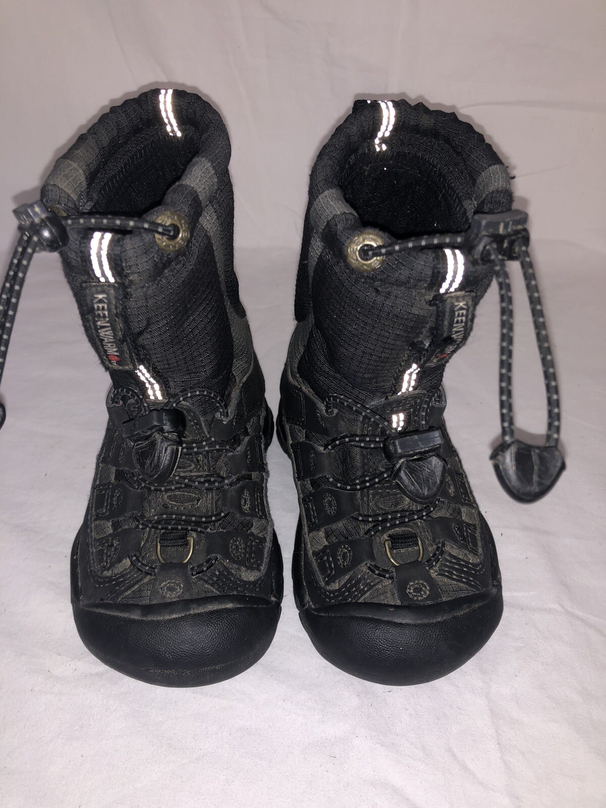 Stivali da neve Keen impermeabili isolati sport invernali bambino taglia 8 neri 200 grammi