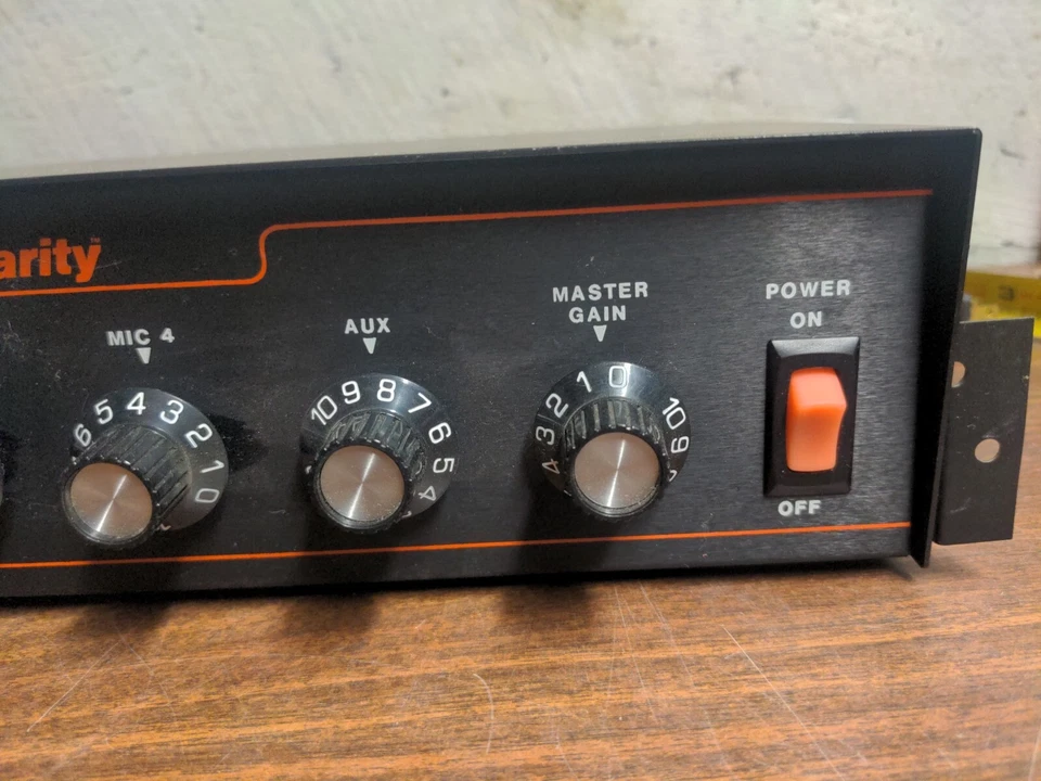 Vintage Valcom Clarity SM5 Mixer Pre-amplifier Preamp - Powers On But Untested - Image 4 of 4