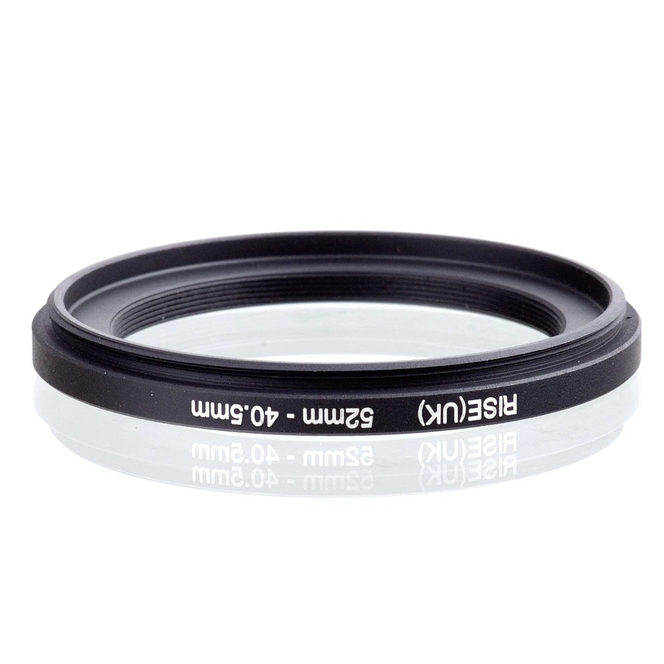 RISE(UK) 52mm-40.5mm 52-40.5 mm 52 to 40.5 Step down Ring Filter Adapter black - Image 2 of 3