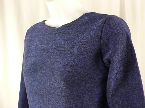 Vestido para mujer MAJE azul real tejido en la espalda manga larga talla 3 - Imagen 3 de 5
