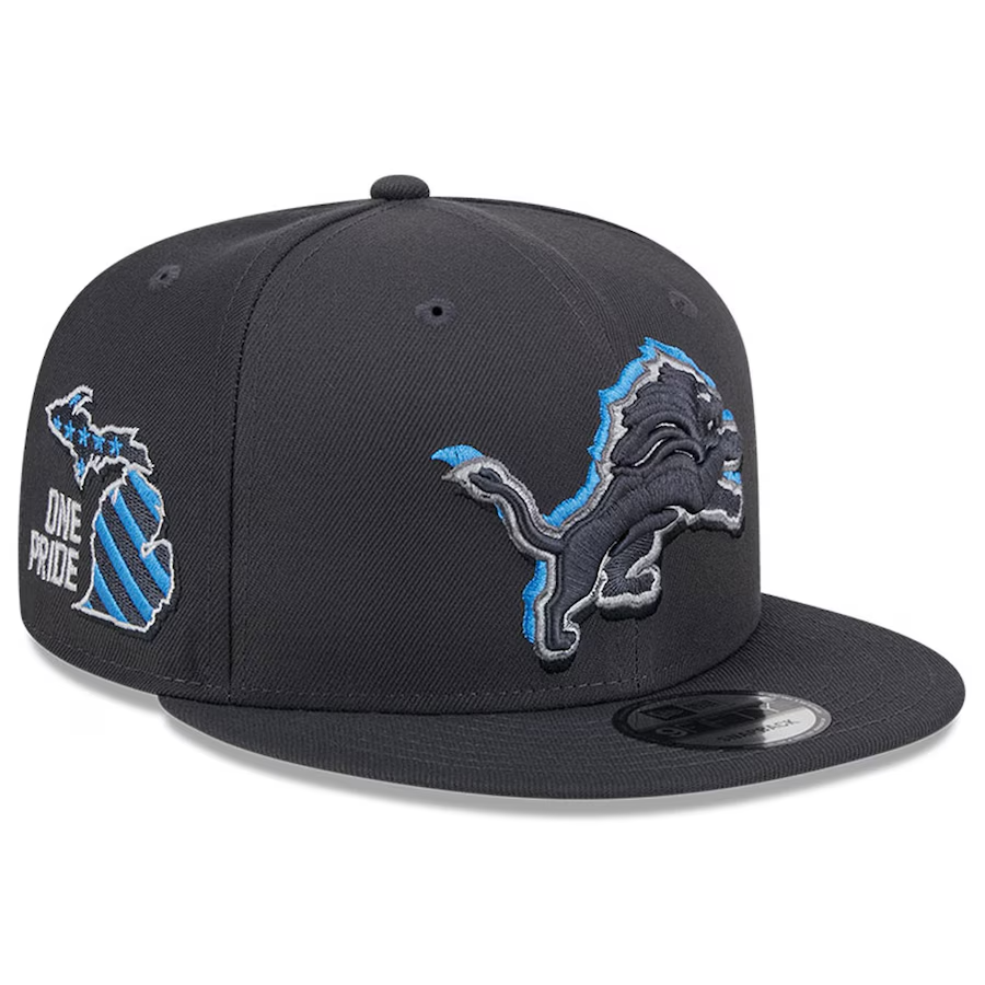 Detroit Lions New Era 2024 NFL Draft 9FIFTY Snapback Hat Cap Men's