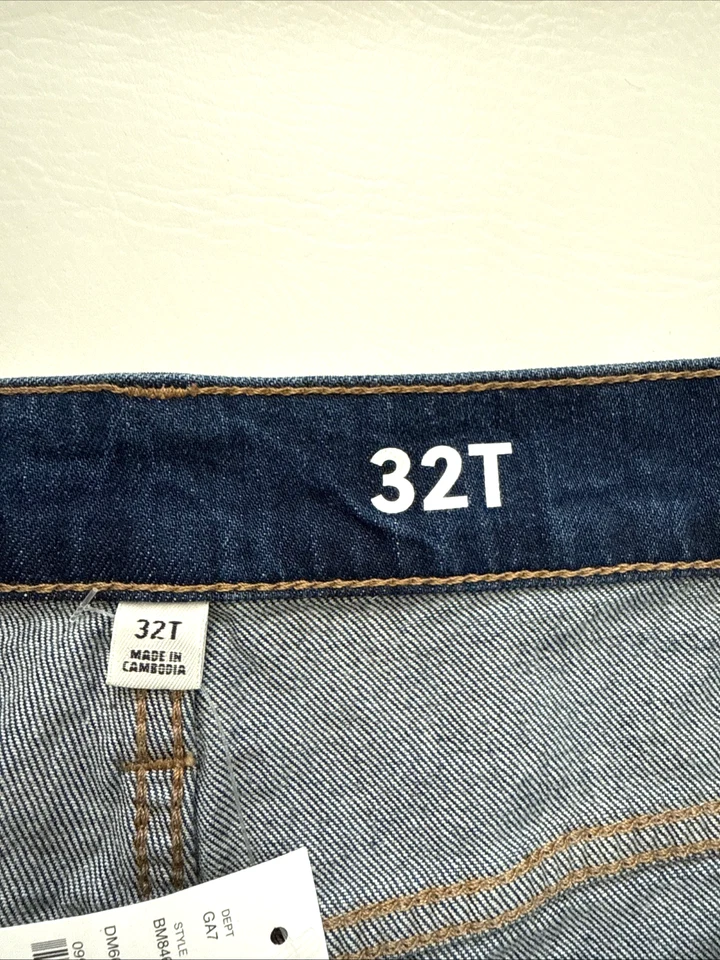 J. Crew Women Jeans Size 32T Wide Leg Trouser High Rise Retro Grunge Preppy - Image 4 of 4