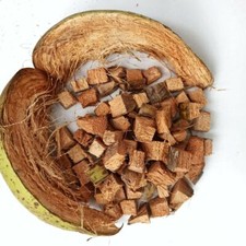 Dry Chips Coconut Husk Clean Organic Fiber Coco 100 Natural Coir Chips 100g