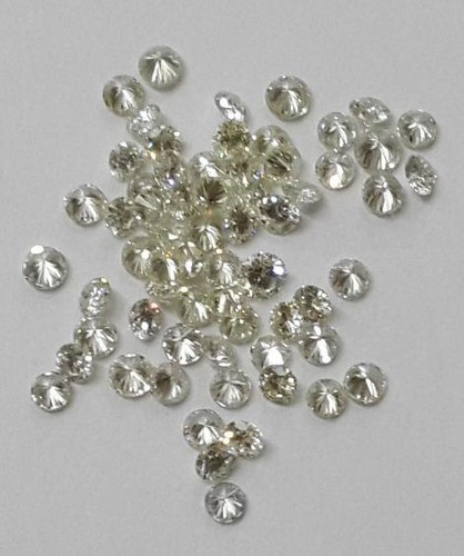 2.7-2.8mm 8pc Natural Loose Brilliant Cut Diamonds I1 Clarity J Colour Round - Picture 2 of 4