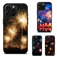 TPU Phone Case Happy New Year fireworks For Apple iPhone Motorola Samsung Galaxy
