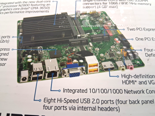 Intel Desktop Board Atom Processor DN2800MT - 4GB - Photo 4/16