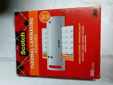 Scotch 3 MIL Letter Size Thermal Laminating Pouches - 200 Count