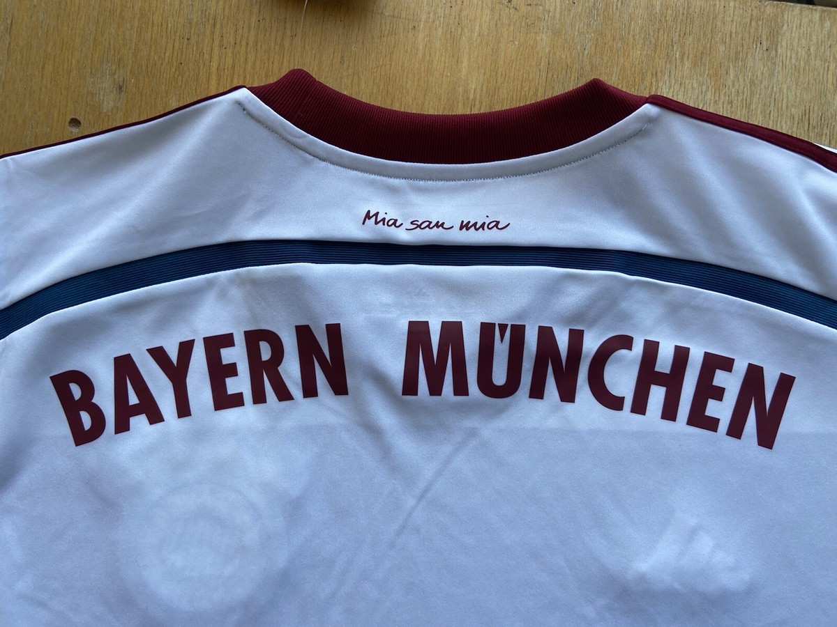 14/15 adidas × BAYERN Away Game Shirts BAYERN MUNICH 2014 2015 AWAY FOOTBALL SHIRT SOCCER JERSEY