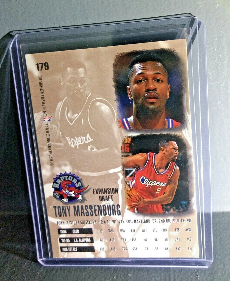 1995-96 Tony Massenburg Fleer Ultra #179 Basketball Card - Image 2 of 2