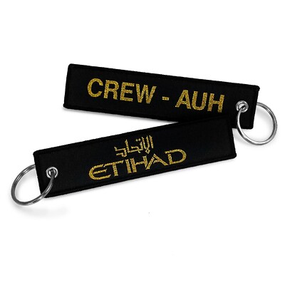 Etihad Airways-CREW AUH Weben Schlüsselanhänger