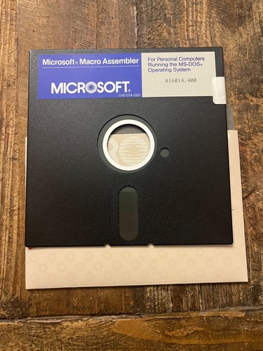 UNTESTED RARE VTG 1985 Microsoft Macro Assembler 4.0 Disk, Manual, Literature - Picture 21 of 24