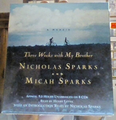 Three Weeks with My Brother - Audio CD By Sparks, Micah - NEW