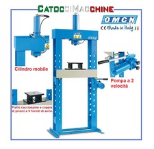 PRESSA IDRAULICA 20 TONNELLATE OMCN 156 CON CLINDRO MOBILE ED ACCESSORI
