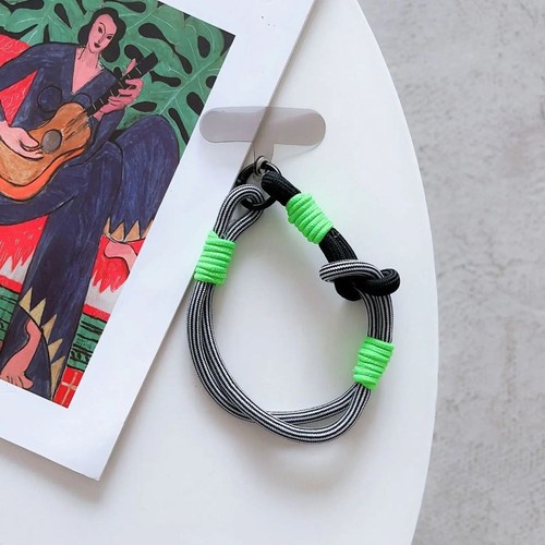 Dopamine Wrist Strap Nylon Colorful Short Hanging Rope Phone - Photo 13 sur 15
