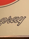 Vtg Chevrolet Corvette Stingray Emblem Mirror In Wood Frame Man Cave Den Garage — photo 6