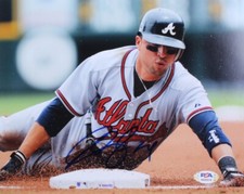 Martin Prado Signed Braves 8x10 Photo PSA