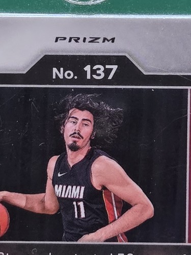 2023-24 Prizm Basketball Jaime Jaquez Jr #137 Silver Prizm RC Miami Heat NBA 🔥 - Picture 3 of 3