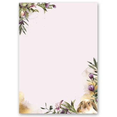 PAPER-MEDIA Motiv-Briefpapier BLUMENNEST, Frühling