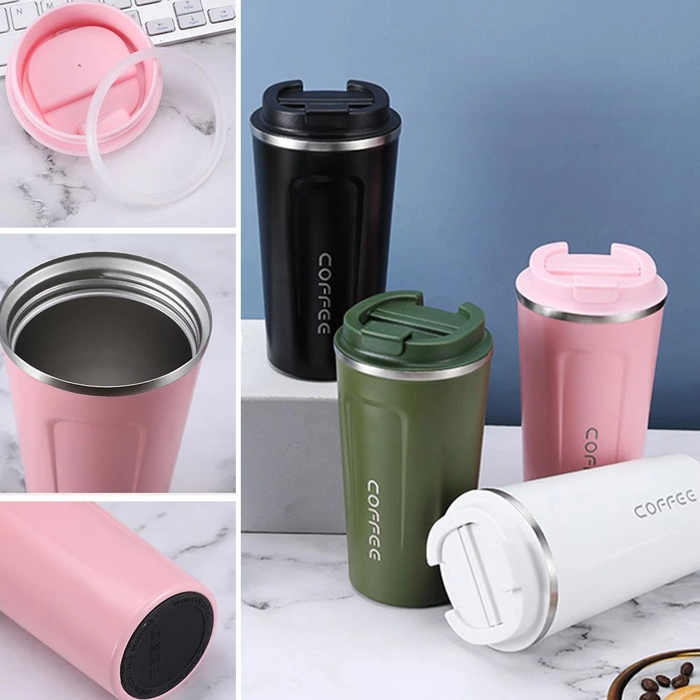 Lid Double Wall Portable Traveling Cup Stainless Steel Insulated