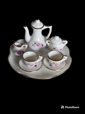 Miniature Tea Set Floral Design