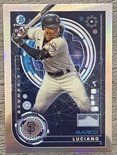 2024 Bowman Chrome A.I. #BAI-3 Marco Luciano San Francisco Giants Prospect