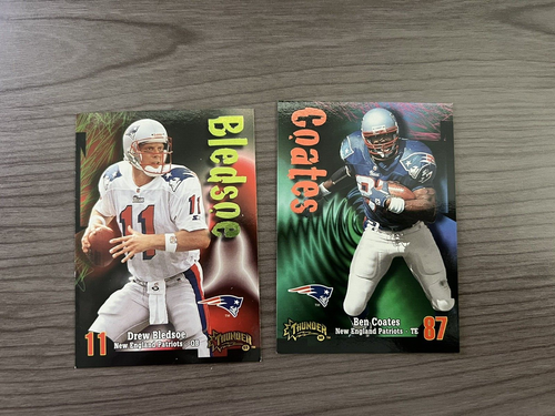 1998 Skybox Thunder Football Karten Lot Buffalo Bills Drew Bledsoe Ben Coats #224 - Bild 1 von 2
