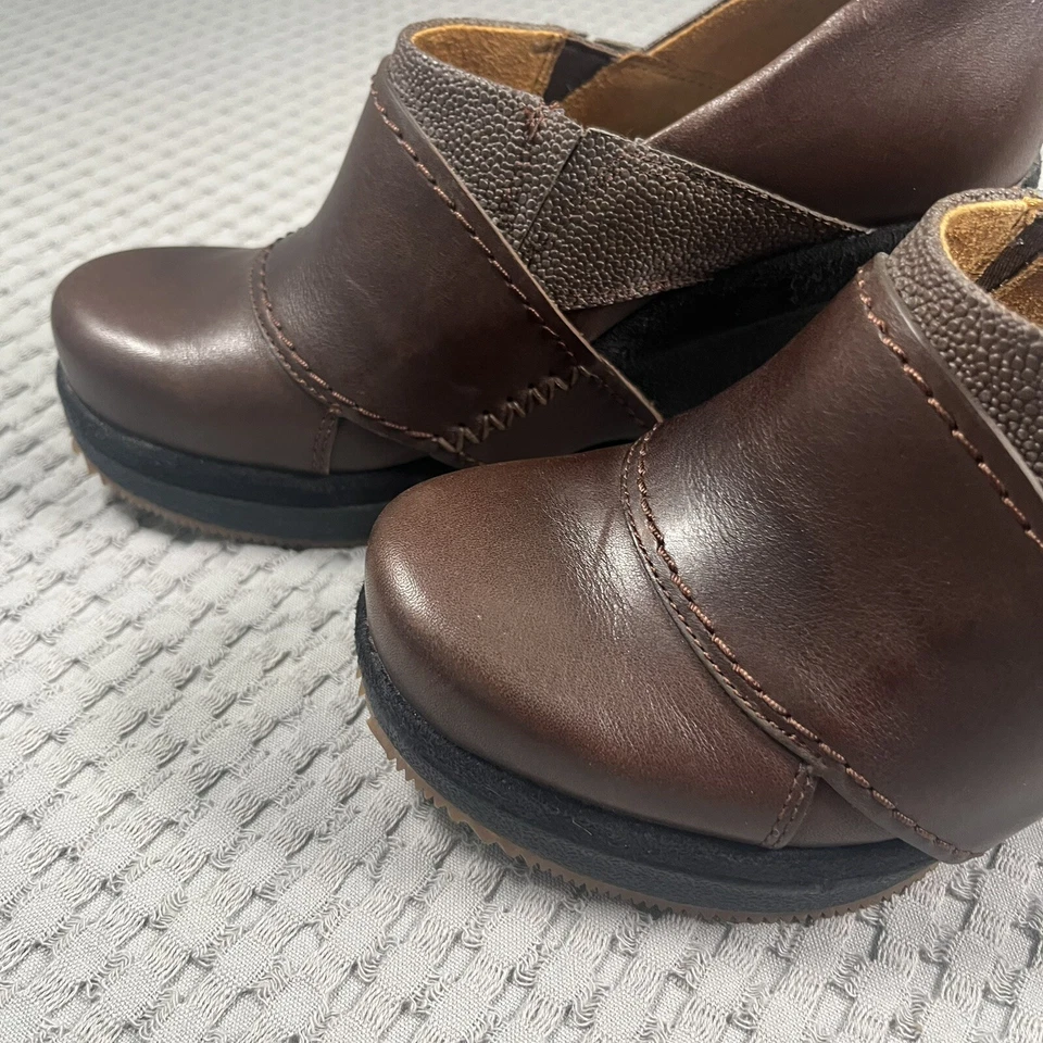 Zapatos MOZO para mujer 6 marrón divino para tripulaciones chef cuña zueco antideslizante Foto 4 de 4