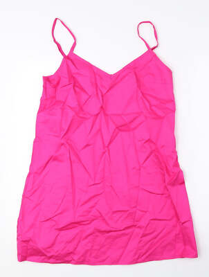 Devotion Twins Damen Pullover rosa 100% Baumwolle Mini Größe S V-Ausschnitt