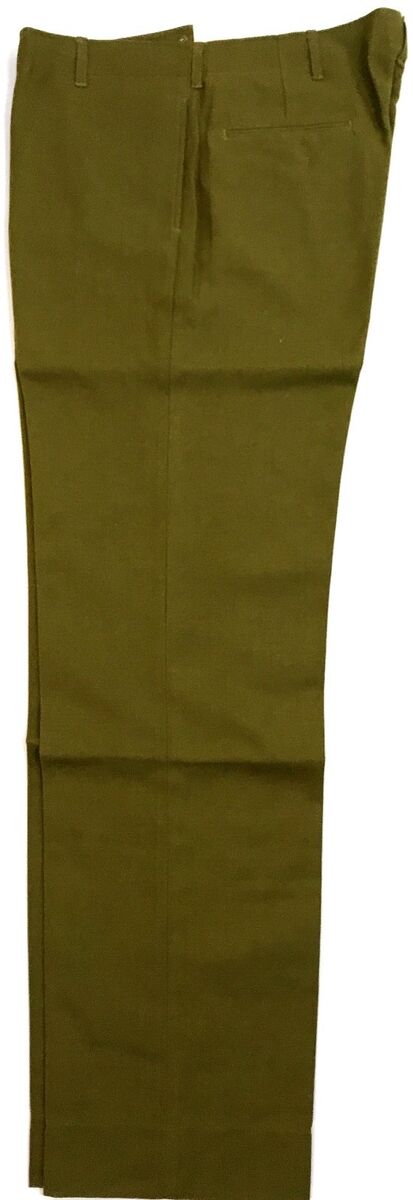 WWII US ARMY INFANTRY M1937 WOOL FIELD TROUSERS-XSMALL 30 WWII US ARMY INFANTRY M1937 WOOL FIELD TROUSERS-XSMALL 30