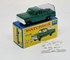 Matchbox Lesney – 50c   Ford Kennel Truck   1969    (ID#552)    RARE SMOOTH BED