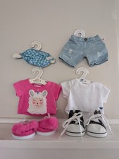 Build A Bear Clothing Lot - 2 Full Outfits, Including Shoes 