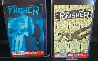 THE PUNISHER #15 +#16 MARVEL COMICS BUNDLE 2015 TWO NM ISSUES IN LOT 1ST PRINTS