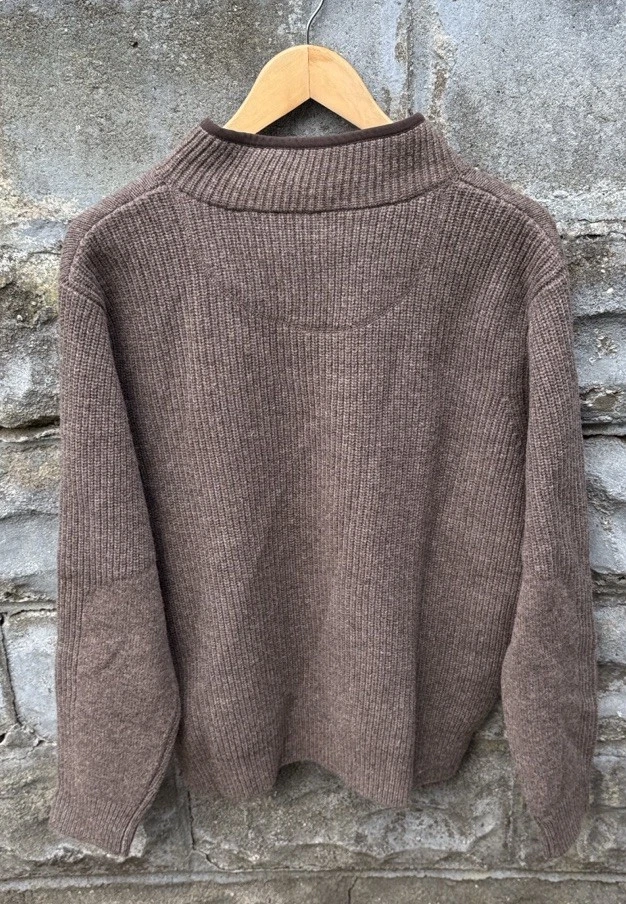 NWT LL Bean Merino Lambs Wool WATERFOWL Quarter Zip Sweater Size M Reg - Image 4 of 4