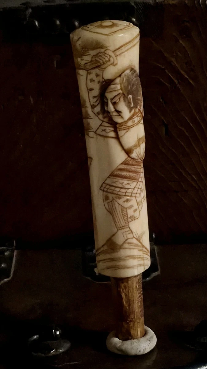 印籠根付InroOuter Case Netsuke Makie Samurai Antique Original Antique Japanese Netsuke for sale | eBay