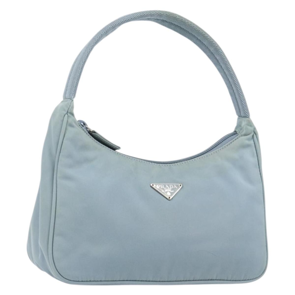 Prada Re-Edition 2000 Hobo Tessuto Blue Nylon Bag (Pre-Owned)