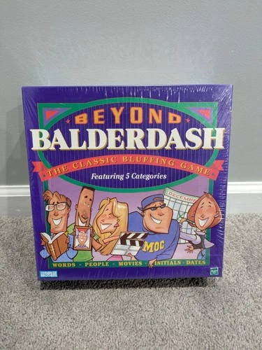 Beyond Balderdash Classic Bluffing Board Game VTG 1997 New Sealed Parker Bros.
