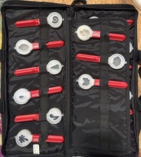 LOT Sizzix Paddle Punch Mega Kit: 42 Punches, 2 Cases, Tools  Accessories